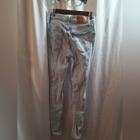 Levi strauss&co. Distressed jeans hi rise skinny jeans waist 25 - Picture 6 of 7